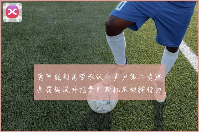 意甲裁判高管承认卡卢卢第二黄牌判罚错误并指责巴斯托尼假摔行为